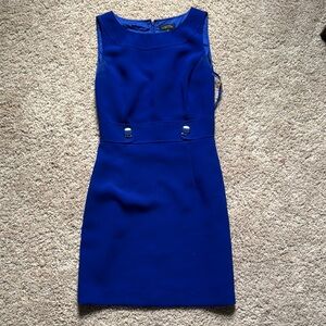 Elegant Blue Sleeveless Dress